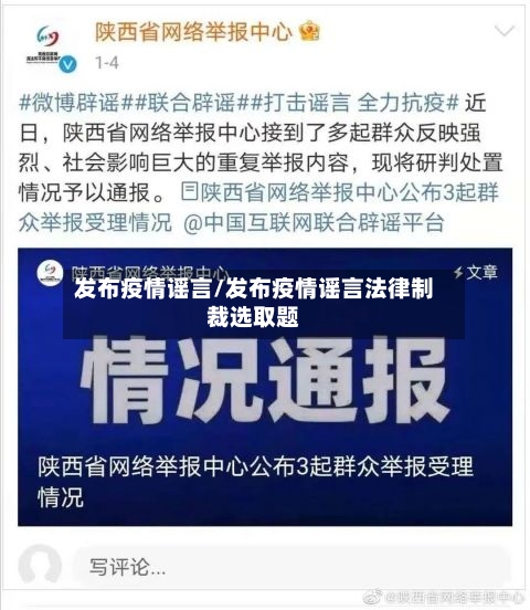 发布疫情谣言/发布疫情谣言法律制裁选取题-第2张图片