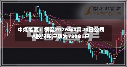 中煤能源：截至2026年4月20日公司A股股东户数为73081户
