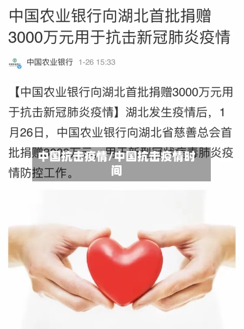 中国抗击疫情/中国抗击疫情时间