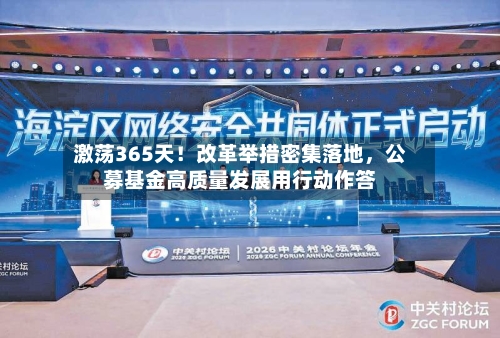 激荡365天！改革举措密集落地，公募基金高质量发展用行动作答-第2张图片