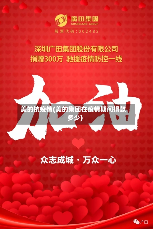 美的抗疫情(美的集团在疫情期间捐款多少)